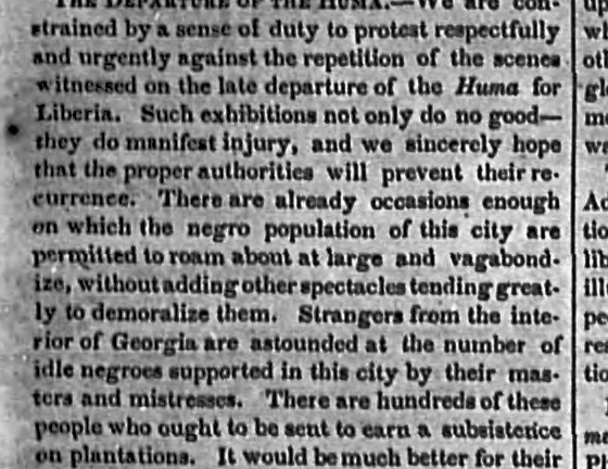 Opening of the editorial The Departure of the Huma